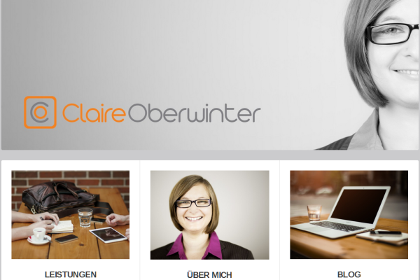 Webseite von claire oberwinter